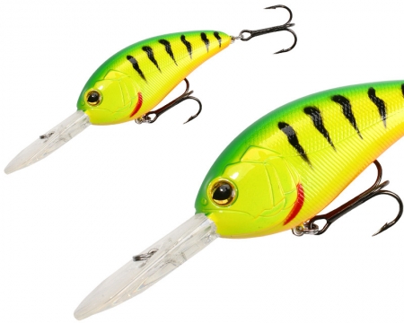 Mikado Wobbler Fishhunter Glimmer 8cm schwimmend - FireTiger