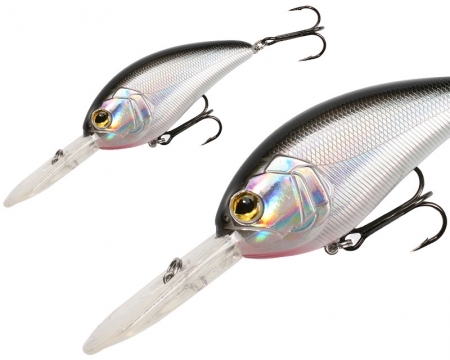 Mikado Wobbler Fishhunter Glimmer 8cm schwimmend - Silber