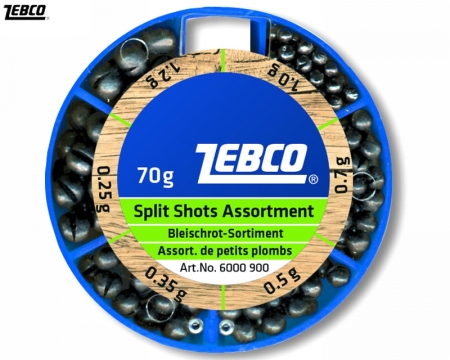 Zebco Bleischrot Sortiment 70g fein