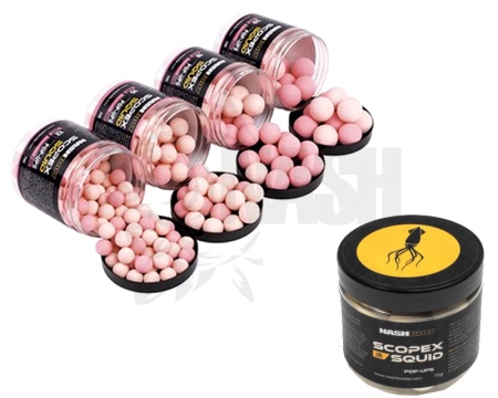 NASH Scopex Squid Pop Ups 15mm Pink