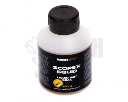 NASH Scopex Squid Liquid Bait Soak 250ml