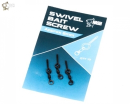 Nash Metal Bait Screw with Swivel 8mm