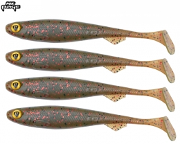 Fox Rage Slick Shad Ultra UV Motor Oil 11cm 4er*