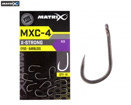 Matrix MXC4 Barbless Hook Eyed XStrong