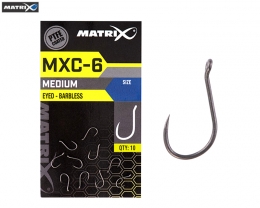 Matrix MXC6 Barbless Hook Eyed Medium