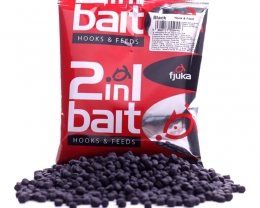 Fjuka 2in1 Baits Hook & Feed Black 2mm Micro