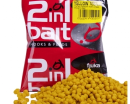 Fjuka 2in1 Baits Hook & Feed Yellow 2mm Micro
