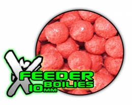 HJG Feeder-Boilie Erdbeere 10mm 70g