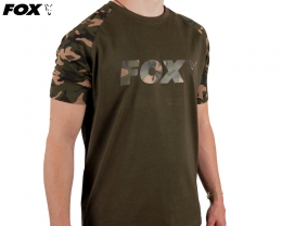 Fox Camo/Khaki Chest Print T-Shirt Medium