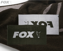 Fox Beach Towel Green Silver