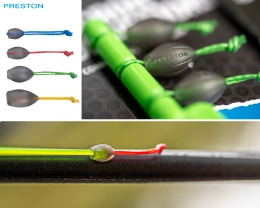 Preston Slip Dacron Connector Medium-Grün