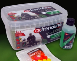 Adrenaline Method Mix & Go Pellets Green Betaine Boost 500g