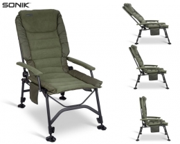 Sonik BankTek Hi Back Recliner Chair