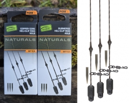 Fox Naturals Copper Core Heli-Clip Rigs 50lb