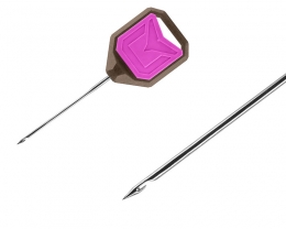 Delphin T-End GripX Safety Mini Nadel Pink