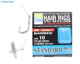 Preston DM Serie 1 Hair Rigs Standard 38cm