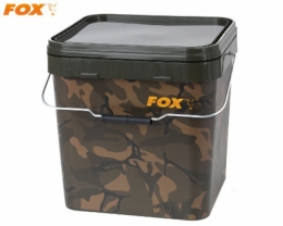 Fox Camo Square Carp Buckets 17Liter